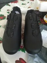 Zapatos de ciclismo de carretera transpirables, calzado profesional para bicicleta de montaña, con autosujeción, color blanco