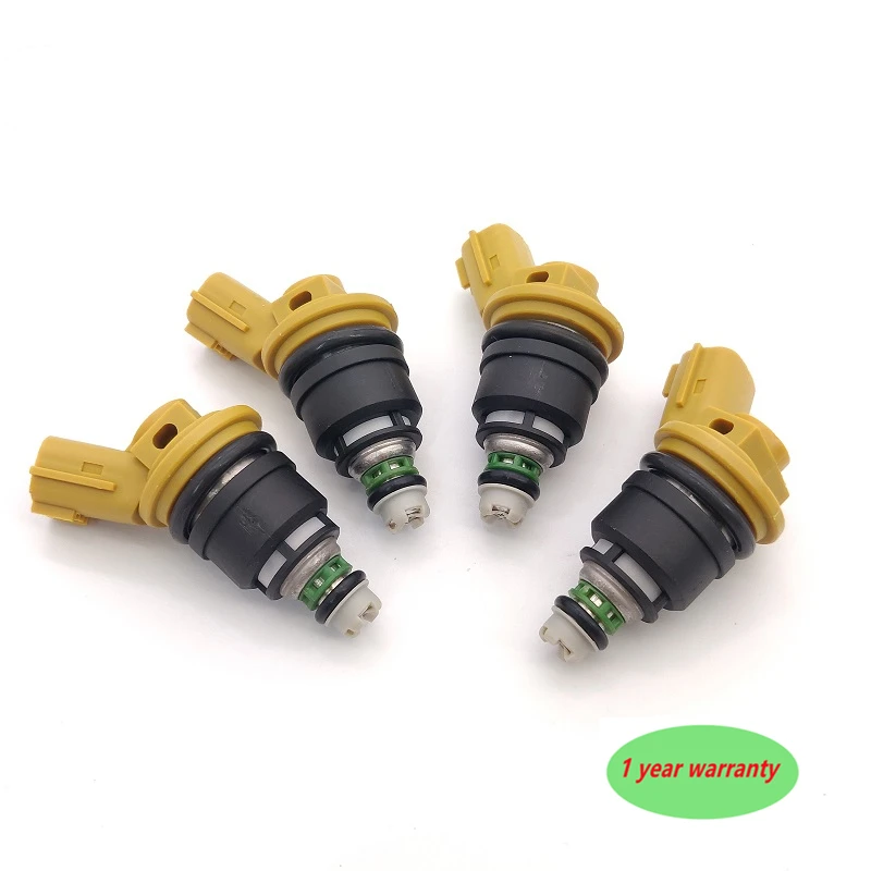 

6 шт., желтый топливный инжектор Nismo 555cc 16600-RR543 для nisaan- 300ZX Z32 RB25DET VG30DETT SR20DET KA24