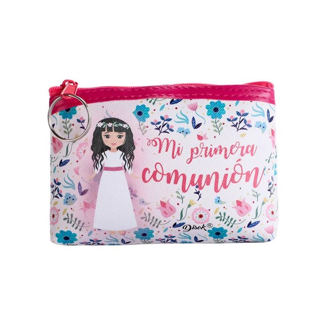 Pink Princess First Communion Purse for Girls - White Satin Purse with  Organza Trim at Amazon Women's Clothing store