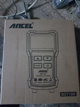 ANCEL, BST100 probador de batería de coche del cargador de 12V 12V 2000CCA tensión de prueba de batería probador de batería de coche de carga Cricut carga de herramientas