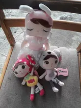 Metoo-Muñeca de juguete de felpa Keppel para niños, 22cm/17cm, Angela, regalos de Navidad, coche, decoración de Juguetes