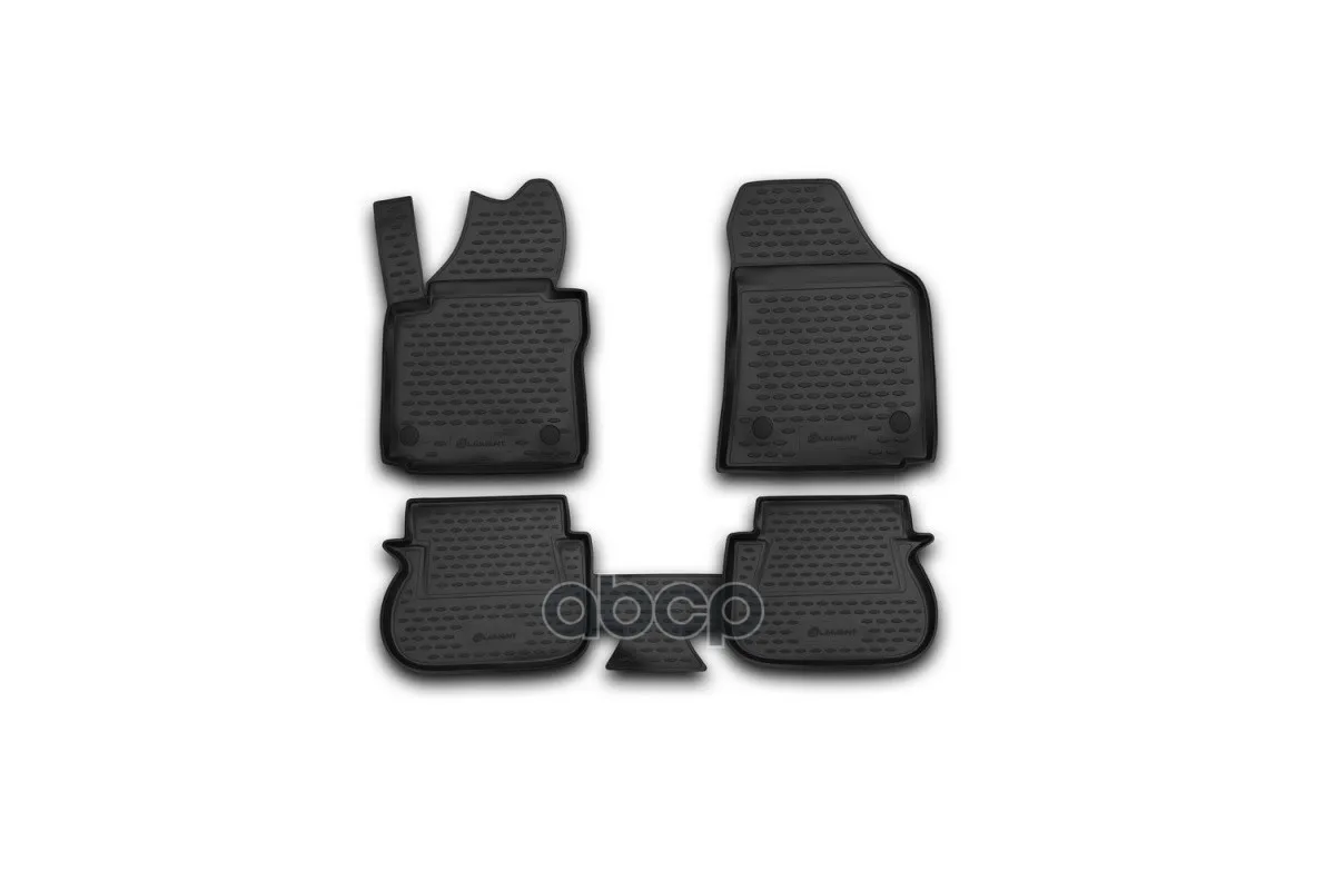 Комплект Резиновых Автомобильных Ковриков В Салон Vw Caddy, 10/2007-, 5 Дв. 4 Шт.(Полиуретан) ELEMENT арт. NLC5137210K