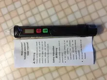 Oauee-alarma de bolígrafo de contacto inteligente AC1010 medidor de detector de voltaje de CA, probador de Sensor, bolígrafo