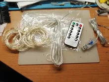 3MX3M LED Curtain Garland on The Window USB String Lights Fairy Festoon Remote Control