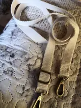 Bolso largo para el hombro para mujer, correa de repuesto delgada de lona de 130cm, accesorios de mensajero sólidos, Asa de correas