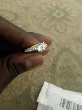 DOTIFI 316L anillos de acero inoxidable para mujeres clásico elevado 4 diente único Zirconia boda anillo de la joyería