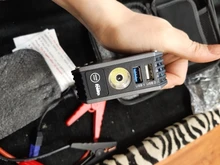 Arrancador de batería de coche de alta capacidad, banco de energía portátil, dispositivo de arranque de emergencia, repuesto de refuerzo para diésel, 12 V, 1500A