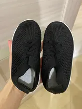 Zapatos antideslizantes para niño, zapatillas de deporte de tacto suave de parte inferior de goma para bebé, deportivas planas de sport, calzado de talla para niño y niña