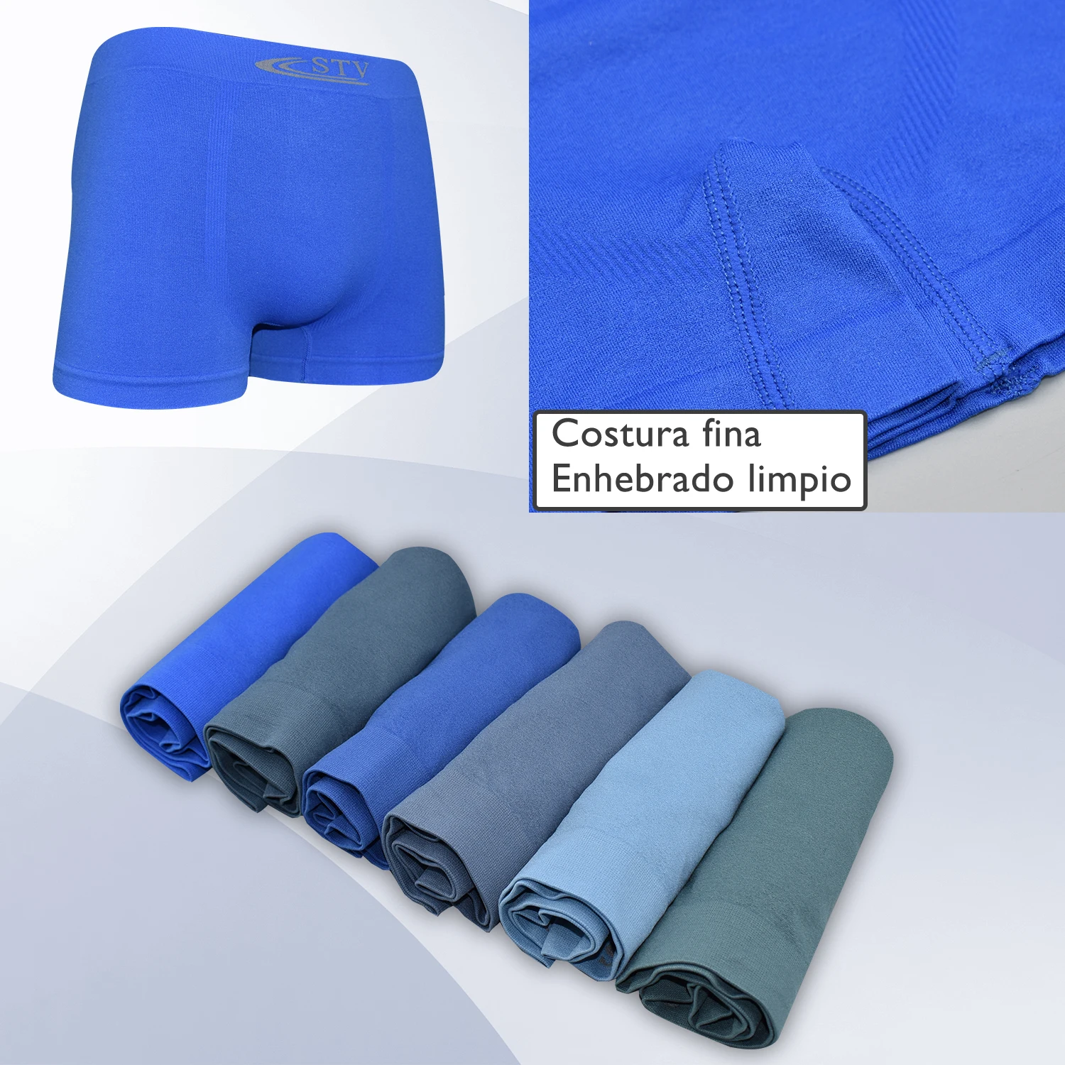 DOUBLE M, 4 pieces, random COLOR, Boxer shorts or seamless Slip, felxible boxers, breathable, soft and comfortable ideal for sport, Runing, exercise, cycling, M,L XL,XXL,3XL