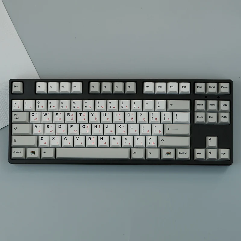 Teclado Mecânico Clássico Gmk Keycap Perfil Cereja Pbt Pbt Dye Sub mx Switch com 1.75u 128 Chaves - Imagem 6