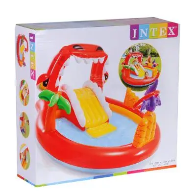 INTEX Игровой центр Дино от 2 х лет 196x17x107см ПВХ 57163|Бассейн и аксессуары| |