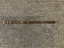 Pawstrip grabado Collar de perros de piel sintética Etiqueta de mascota Collar para perros Bulldog francés Pitbull, perro grande Collar de cachorro.