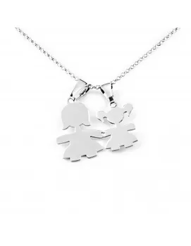 

Necklace Silver divisible Mother and daughter