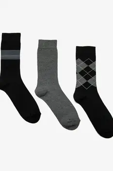 

Koton Male Black 3'lü Male Socks 0 YAM83417AA