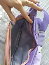 Mujer de dibujos animados lindo dinosaurio bordado Cintura amplia bolsa móvil Harajuku negro púrpura Banana Fanny Pack Bel Cantasi 186