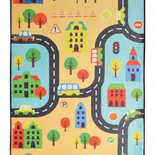 Antdecor Детский рисунок тематические круглый коврик для ванной коврик круглый ковер 4" 100 см