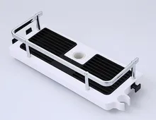 Estante de almacenamiento de baño, Estante de ducha, Estante de bandeja de champú, Perforación libre de una sola capa, Estante de almacenamiento de barra de cabezal de ducha de elevación de baño, Estante De Baño