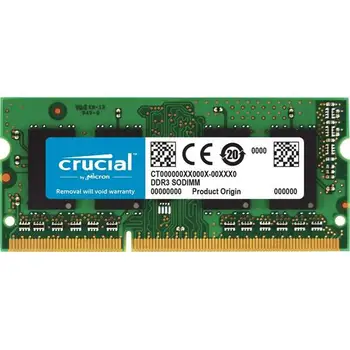 

Crucial 4GB DDR3 1066 MT/s PC3-8500 CL7 SODIMM