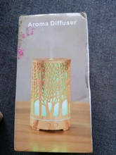 NMT 076 200ML Air Humidifier Essential Oil Aroma Diffuser Cold Mist Sprayer 7 Color LED