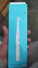 Xiaomi Mijia-Cepillo de dientes inteligente T100 Mi, limpiador dental sónico, eléctrico, con 2 velocidades, blanqueador, recordatorio de zona para el cuidado bucal, peso 46g