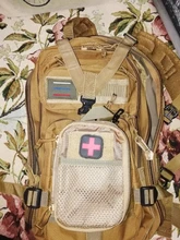 Kit de primeros auxilios militar portátil, bolsa vacía, bolsa resistente al agua para senderismo, viaje, casa, coche, tratamiento de emergencia