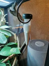 Camaleón-bebedero de agua con cilindro de selva tropical, humidificadores de reptiles, aspersor de riego automático de flores, envío directo