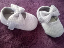 Zapatos de punto con lazo para bebé, calzado de algodón para recién nacido, primeros pasos, suela suave antideslizante, para primavera y otoño
