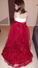 Niña en rojo de encaje bordado Navidad vestido de fiesta de cumpleaños boda Vestido Formal vestidos infantiles para niñas adolescentes ropa 6 14 años