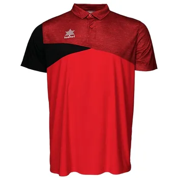 

Short Sleeve Polo Shirt Luanvi Capri Red