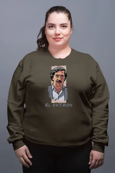 

Angemiel Wear El Patrón Green Women Sweatshirts