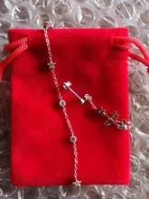 BOAKO-Pendientes de cadena con borlas para mujer, aretes colgantes de estrella, Pendientes para Piercing de plata 925 Kolczyki #9,2