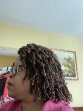 Dreadlock Wig Short Party-Replacement Braided Twist FAVE Curly Brown Heat-Resistant Black