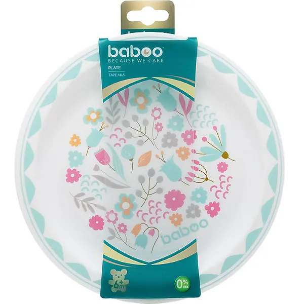 Тарелка Baboo Flora