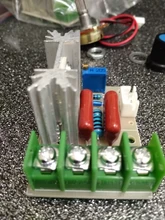 Controlador del motor de CA 220V 2000W regulador de voltaje oscurecimiento reguladores controlador de velocidad del Motor termostato voltaje electrónico regulador