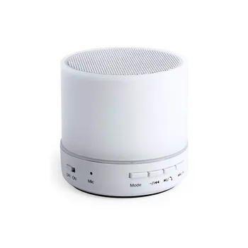 

Bluetooth loudspeaker with LED light USB 3W White 146086