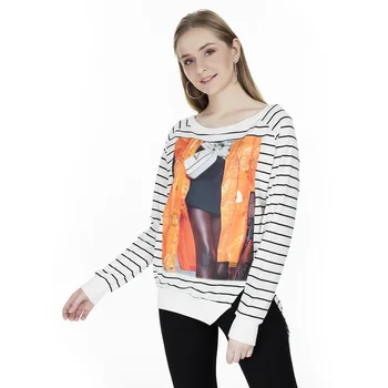 

Via Dante Printed Bike Collar Backpack Detailed Sweat WOMEN SWEAT 429221005VD