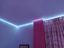 Lámpara de luz de fondo con Bluetooth y WIFI para decoración del dormitorio, controlador Flexible RGB 5050, cadena luminosa, tiras de luz LED