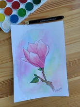 Uds.-pincel de pintura de pelo de ardilla, pinceles para pintar, pinceles para pintar, pinceles artísticos de acuarela para dibujar, suministros de arte