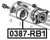 Ролик натяжной HONDA ODYSSEY RB1/RB2 2004-[JP] FEBEST 0387-RB1