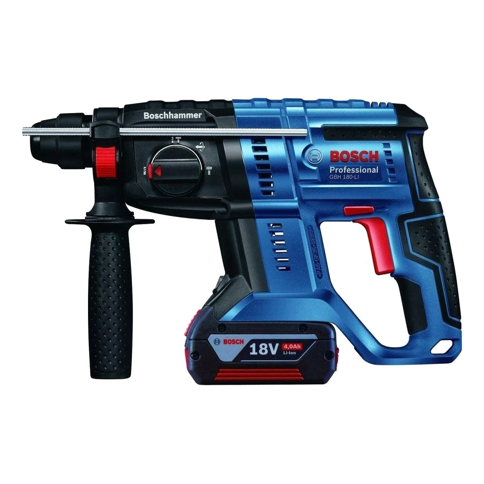 Перфоратор аккумуляторный BOSCH GBH 180-LI (1,7 Дж, Батарея 1шт, 4Ач, 18В li-ion)