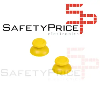 

2x PS4 JOYSTICK PLAYSTATION 4 analog knob THUMB STICK buttons R3 L3 yellow