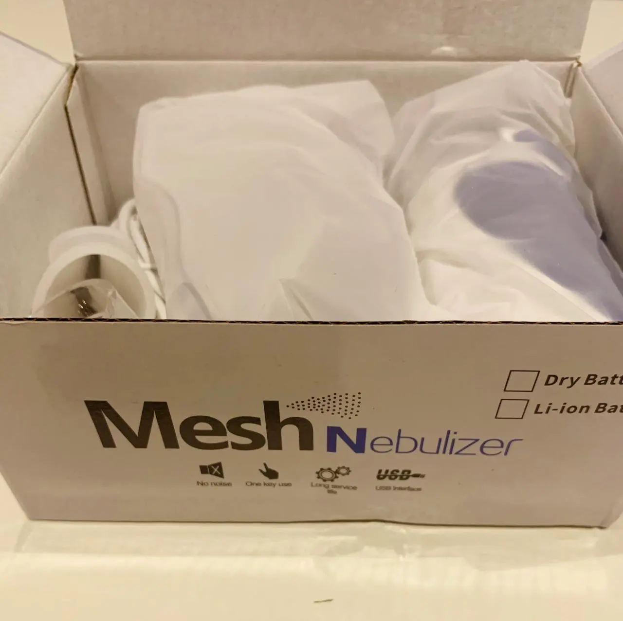 Portable Household Ultrasonic Micro Mesh Nebulizer photo review