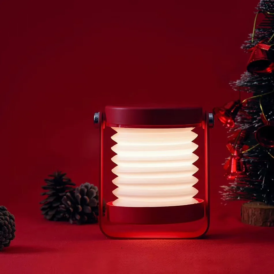

PRESELL Christmas Multifunction Lantern Handle Light Table Lamp