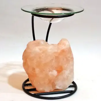 

Himalayan salt burner with dish for essential oils candle holders candles