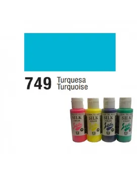 

SILK COLOR BASIC TURQUOISE BOAT 60 ML WITH CAP HINGE BRAND VALLEJO