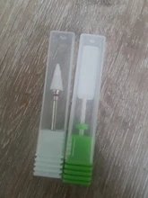 1 pieza de cabezal cerámico para pulidora, eléctrica de uñas artísticas