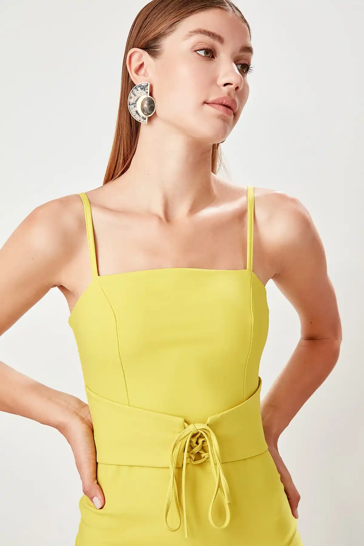 Trendyol аксессуар детальное вечернее платье TPRSS19AE0020