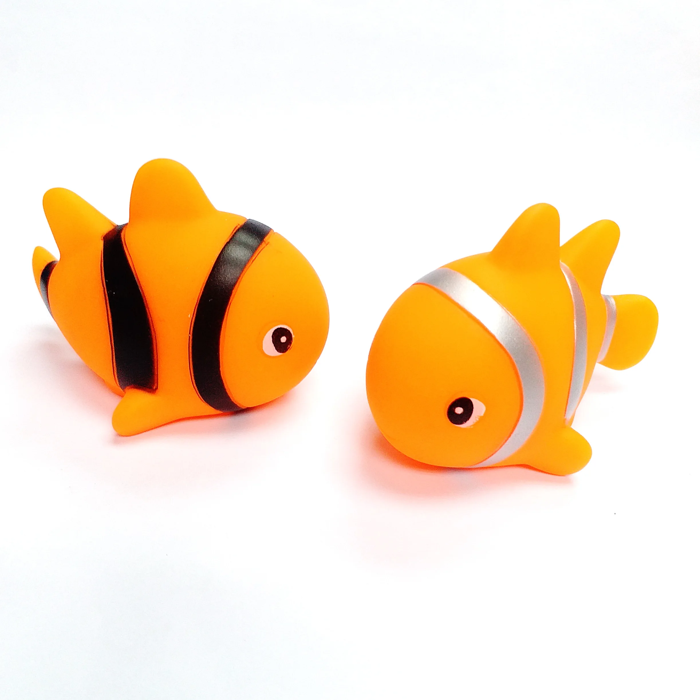 

2pcs Super cute 8cm clown fish Squeaky Bath Tub Toy Baby Rubber Bathing Party Favor Pinata Loot Gift Novelty Birthday Prize Gift