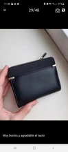 Cartera pequeña para mujer, monedero pequeño, billetera pequeña con broche para tarjeta de mujer