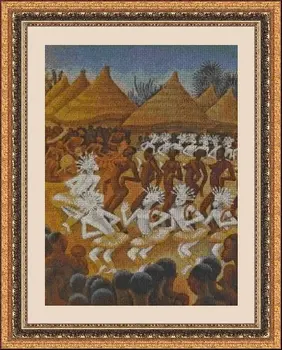 

CROSS STITCH KIT PANDATHREAD ETHNIC AND CUSTOMS 31768